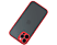 CELLECT iPhone 13 Mini műanyag tok, piros-fekete (CEL-MATT-IPH1354-RBK)