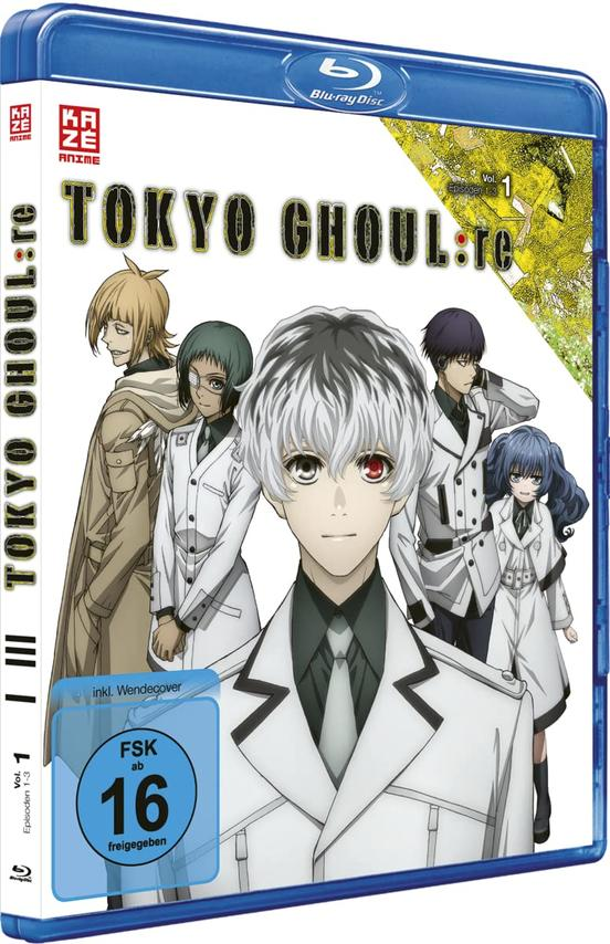 Anime Blu-ray-Hülle mit mehreren Charakterillustrationen.