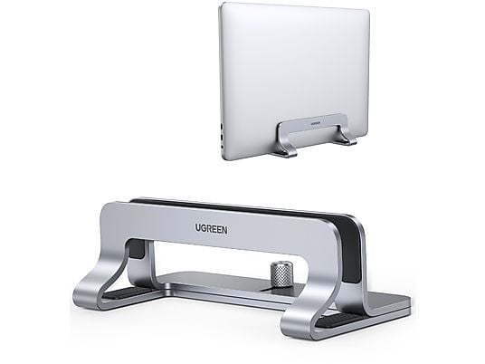 UGREEN Vertical Laptop Stand - Vertikaler Laptopständer (Silber)