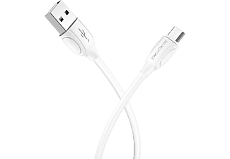 BOROFONE 100 cm-es Micro USB töltőkábel fehér (BX19MICRO)