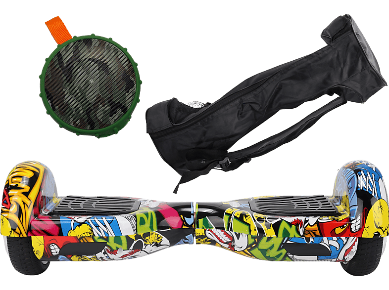 BE COOL Balance Board Set Graffiti 6,5" mit Rucksack und Sound Dot online kaufen MediaMarkt