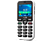 DORO 5861 Mobiltelefon med tydliga knappar, kamera och färgskärm - Vit/Svart