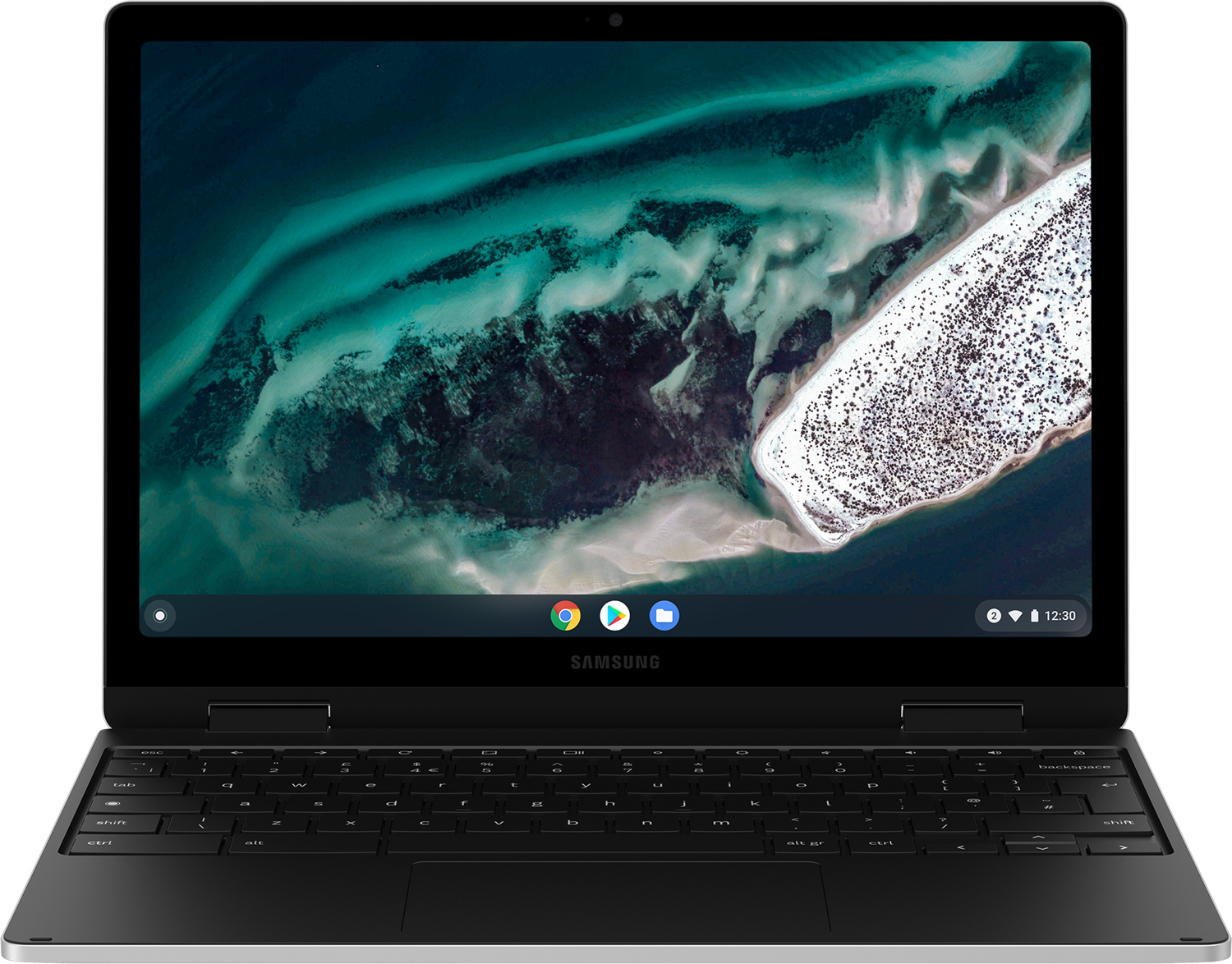 SAMSUNG Convertible Galaxy Chromebook 2 360 12" Intel Celeron N4500 Silver (XE520QEA-KB1BE)