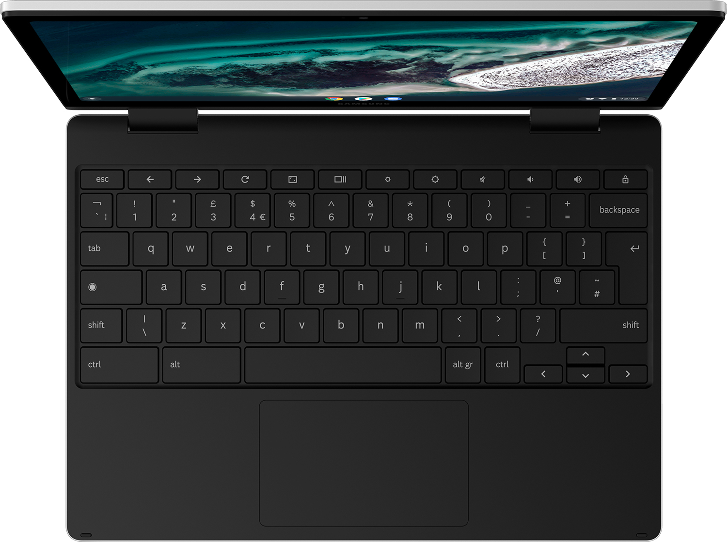 SAMSUNG Convertible Galaxy Chromebook 2 360 12" Intel Celeron N4500 Silver (XE520QEA-KB1BE)