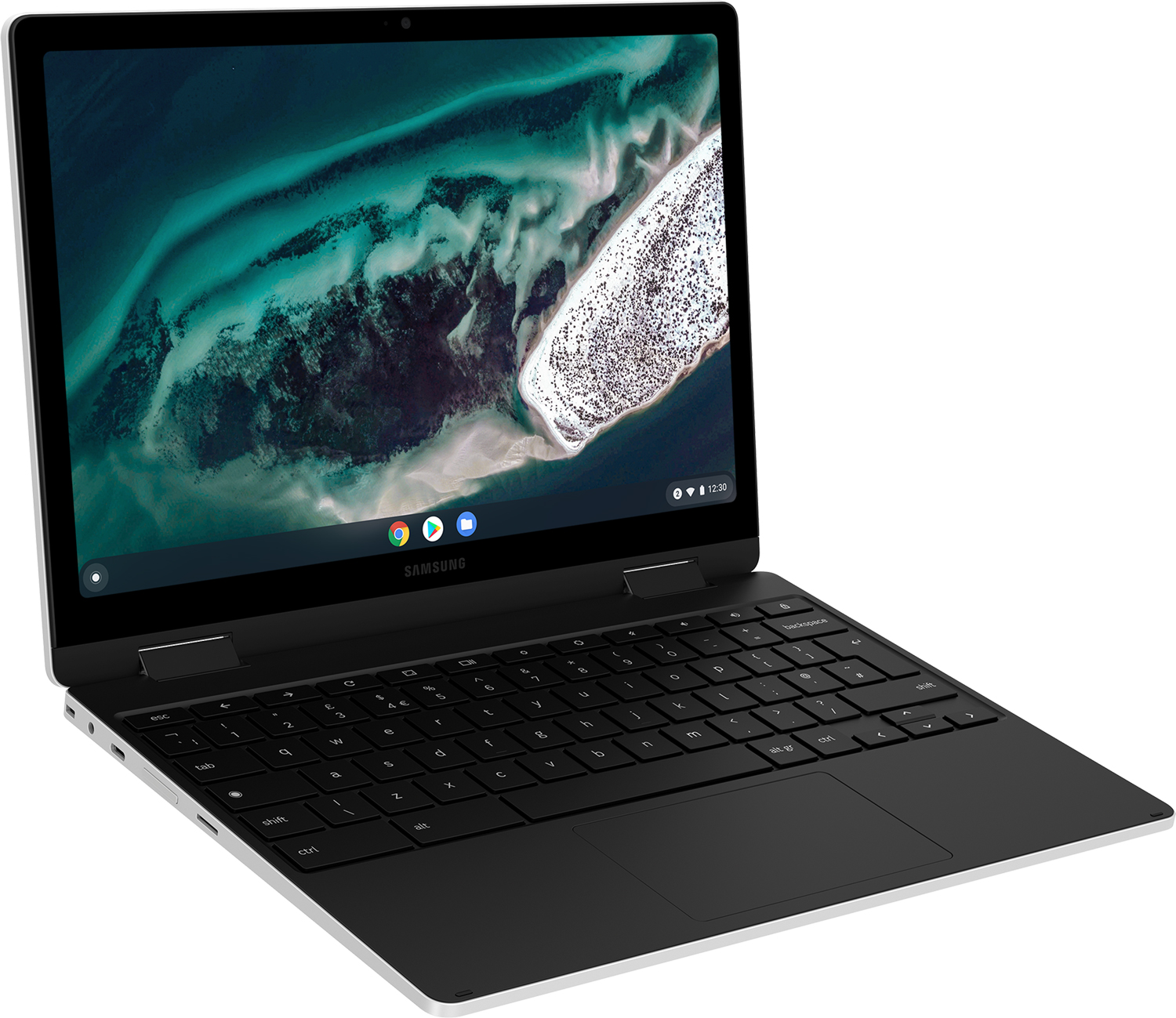 SAMSUNG Convertible Galaxy Chromebook 2 360 12" Intel Celeron N4500 Silver (XE520QEA-KB1BE)