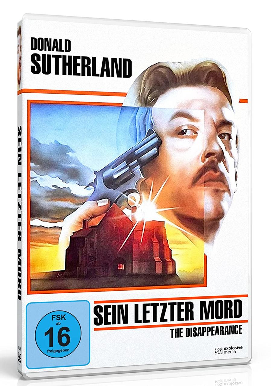 Filmcover mit Donald Sutherland, einer Waffe und einem Gebäude.