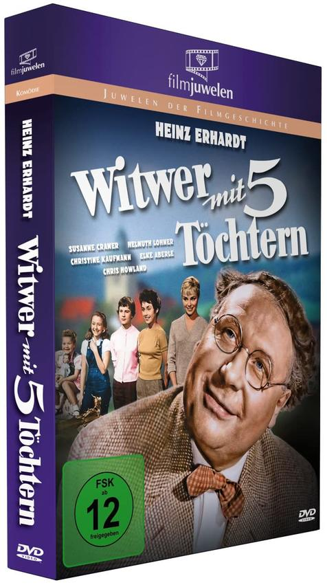 DVD-Box für 'Witwer mit 5 Töchtern' mit Schauspielern auf dem Cover.