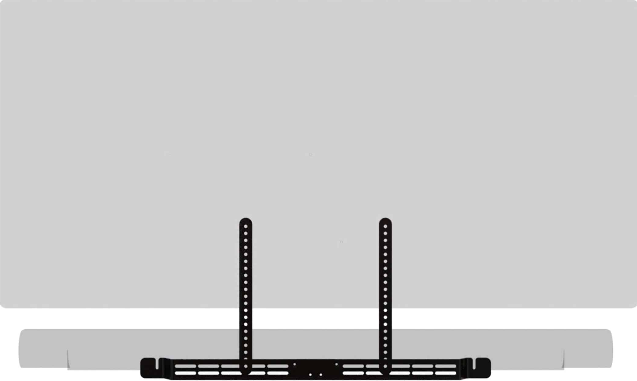 FLEXSON FLXARTV1021 - Support de la barre de son (Noir)