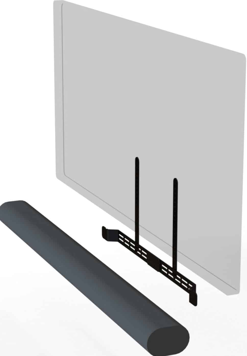 FLEXSON FLXARTV1021 - Support de la barre de son (Noir)