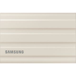 SAMSUNG Externe harde schijf Portable SSD T7 Shield 2 TB Beige (MU-PE2T0K/EU)
