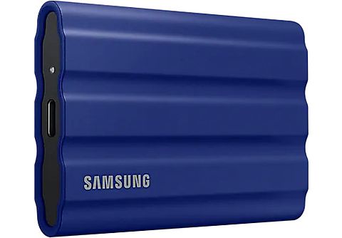 SAMSUNG Disque dur externe Portable SSD T7 Shield 2 TB Bleu (MU-PE2T0R/EU)