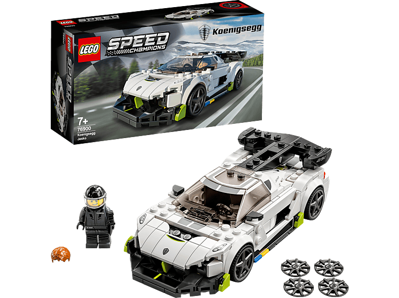 LEGO Speed Champions 76900 Koenigsegg Jesko Bausatz, Mehrfarbig