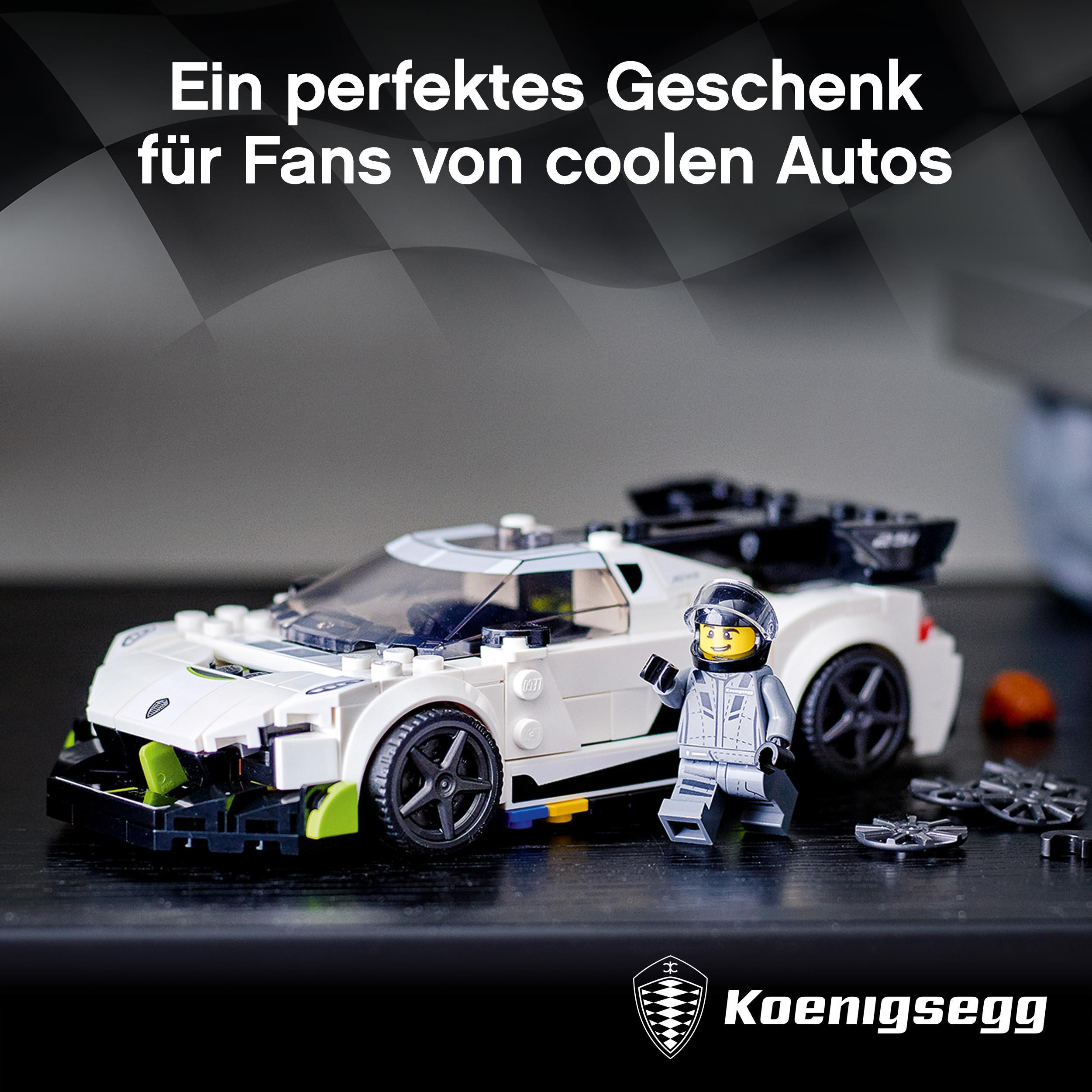 Bausatz, Jesko 76900 Koenigsegg Speed Mehrfarbig Champions LEGO