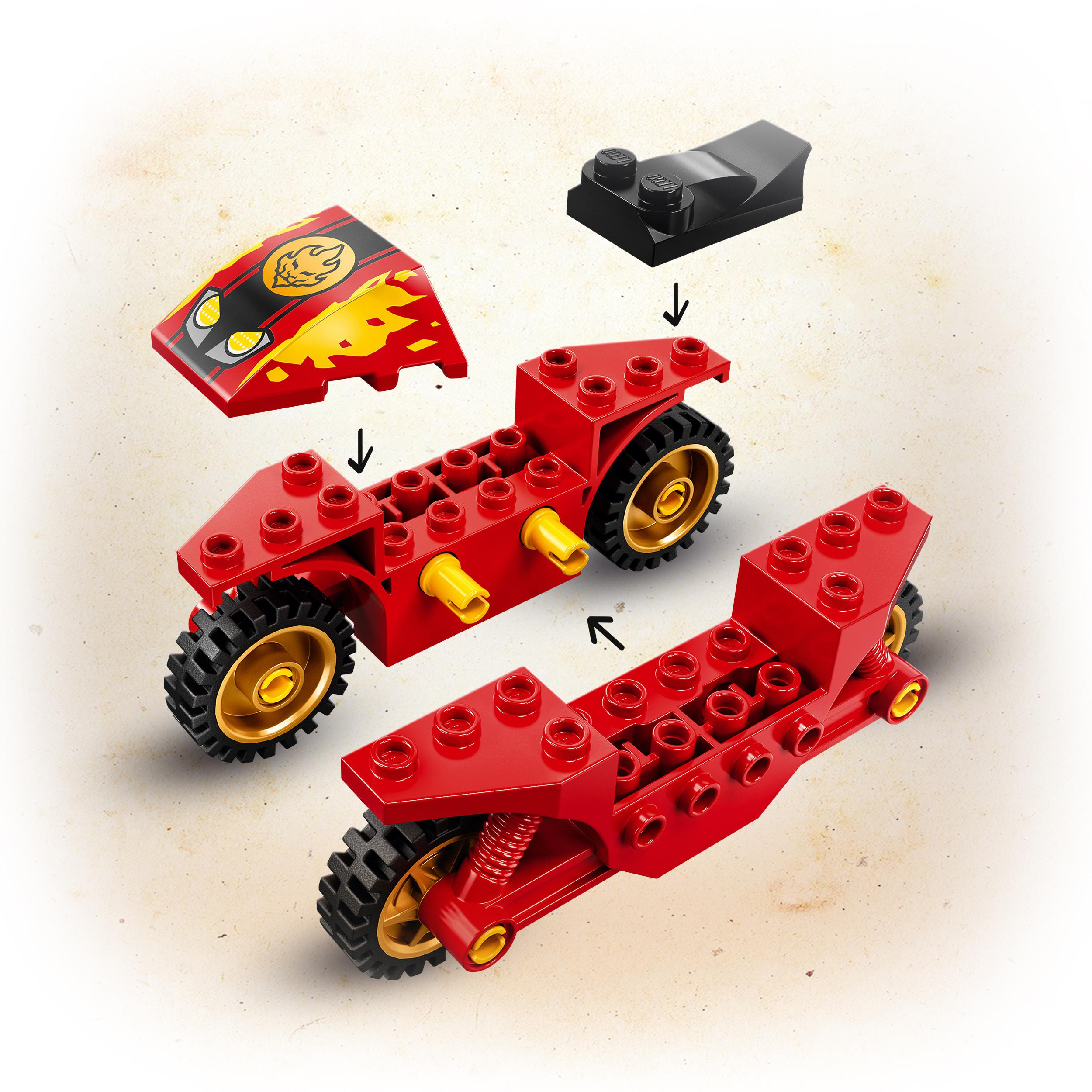 LEGO NINJAGO 71734 Kais Feuer-Bike Bausatz, Mehrfarbig