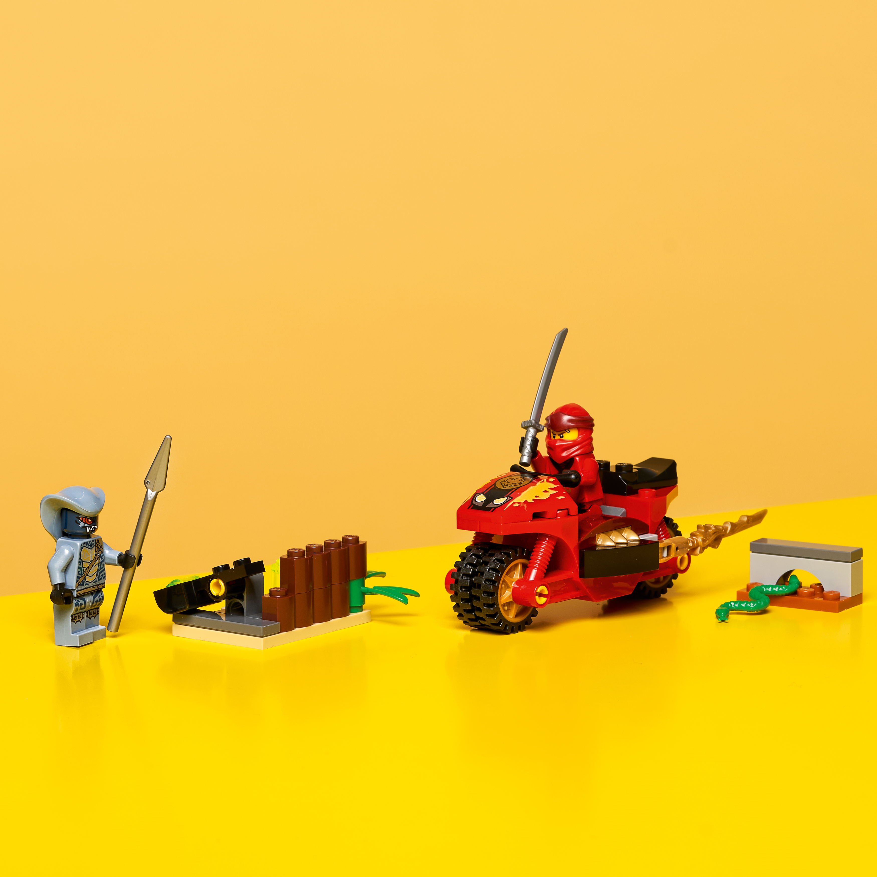 LEGO NINJAGO 71734 Kais Feuer-Bike Bausatz, Mehrfarbig