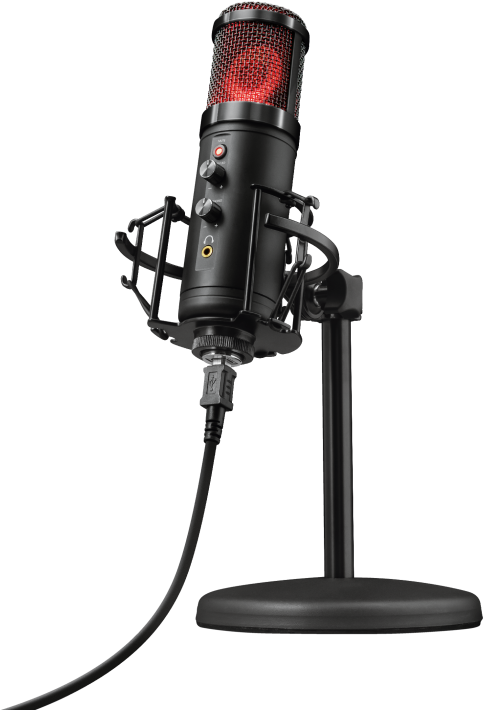 TRUST GXT 256 Exxo USB streaming mikrofon, fekete (23510)