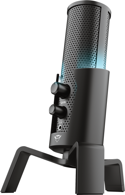 TRUST GXT 258 Fyru USB 4in1 streaming mikrofon, fekete (23465)