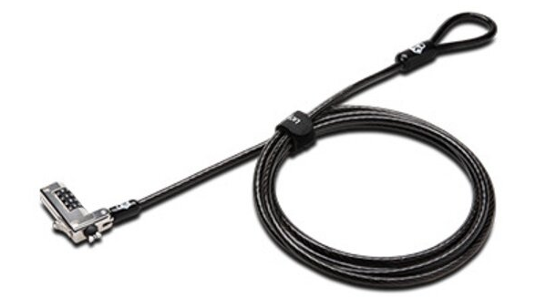 KENSINGTON Slim NanoSaver® számzáras laptopzár, fekete (K60603WW)