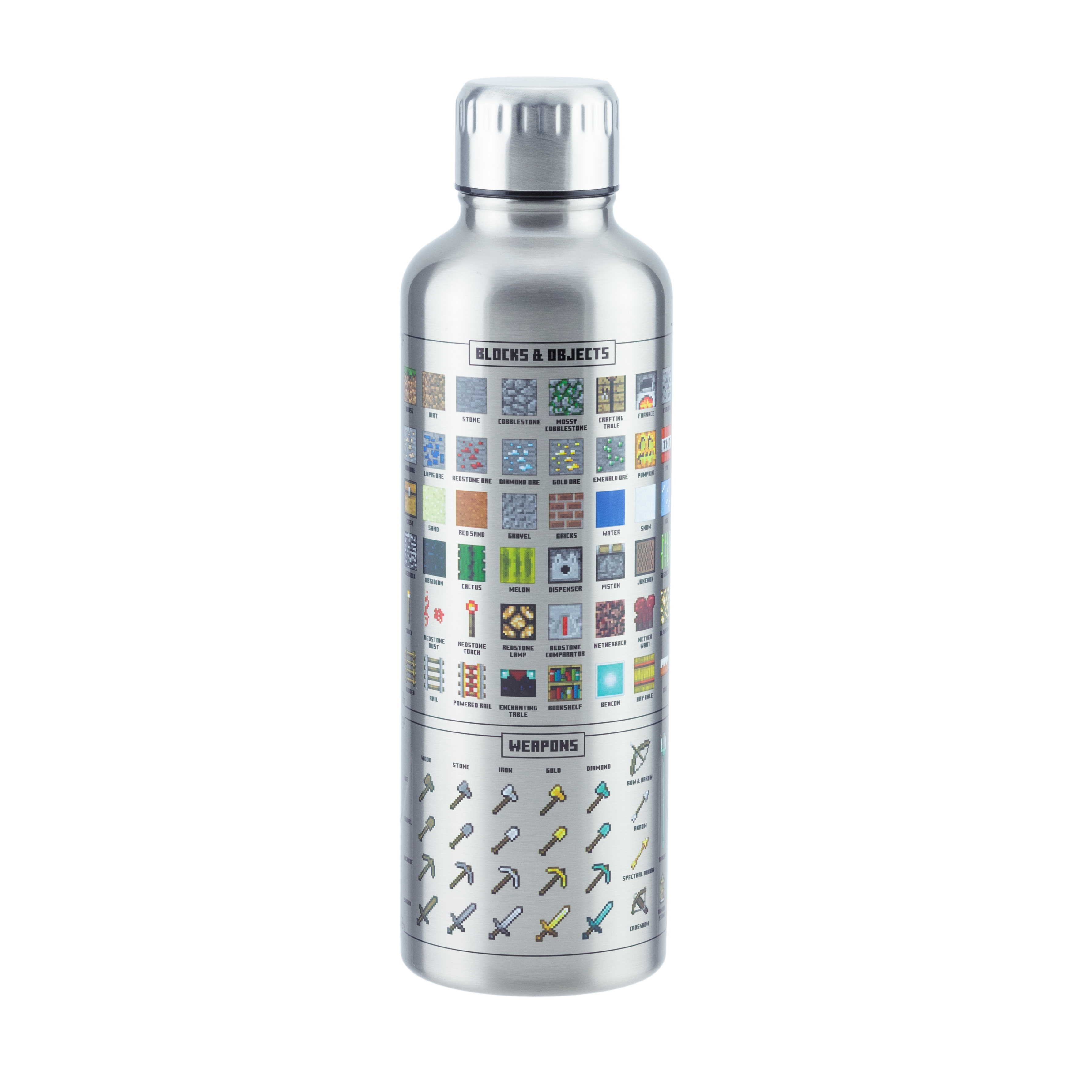 PALADONE PRODUCTS PP7995MCF Minecraft Metall Wasserflasche Wasserflasche