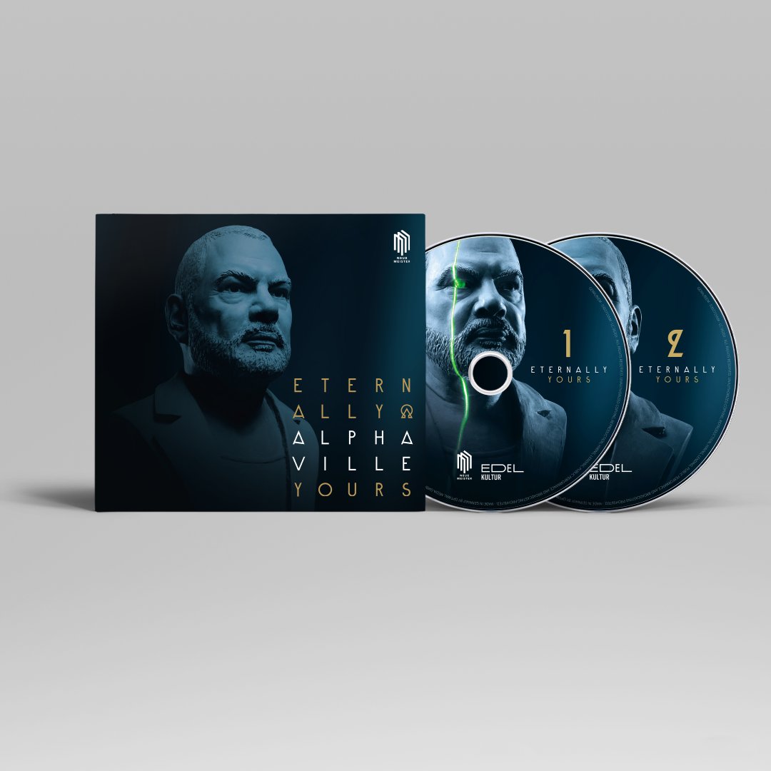 CD-Cover mit Porträt eines Mannes. Zwei CDs mit demselben Porträt sind sichtbar.