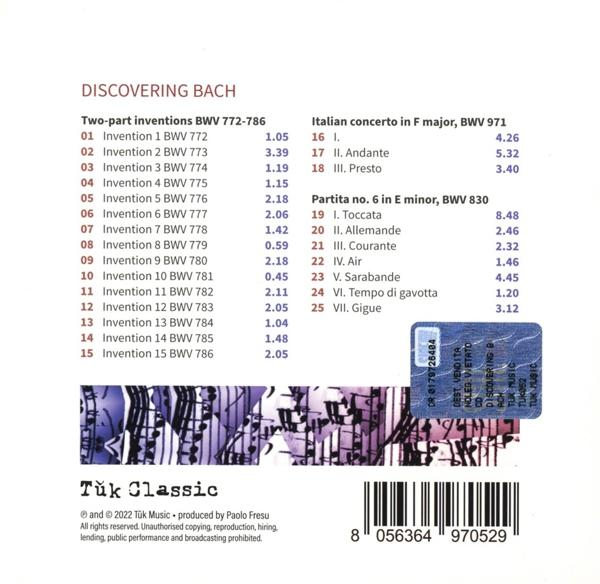 Maria Cefala - Discovering Bach  - (CD)