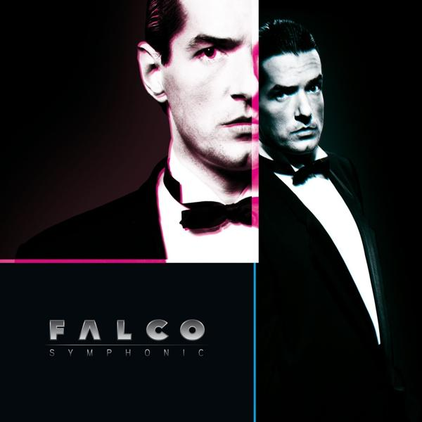 Albumcover: Zwei Männer im Smoking, das Wort FALCO in fetten Buchstaben.