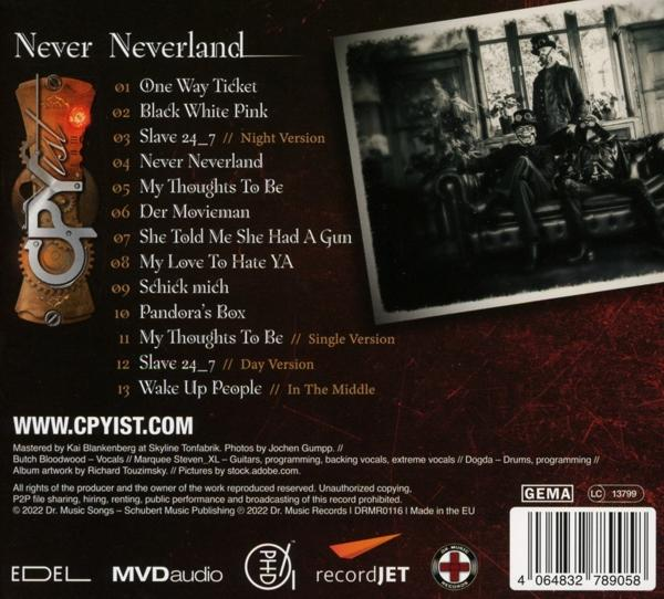Cpyist - Never Neverland  - (CD)