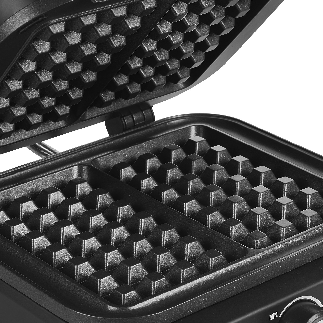 PRINCESS 132398 Deluxe - Moule à gaufres (noir mat)
