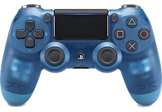 Mando - Sony PS4 DualShock 4 V2, Inalámbrico, Panel táctil, Azul transparente