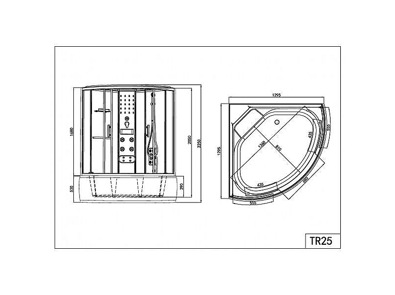 Sanotechnik CS 25 Dampfduschkabine (0,0 Watt) — Foto 2 von 2