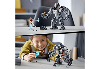 LEGO Marvel 76190 Iron Man und das Chaos durch Iron Monger Spielset, Mehrfarbig