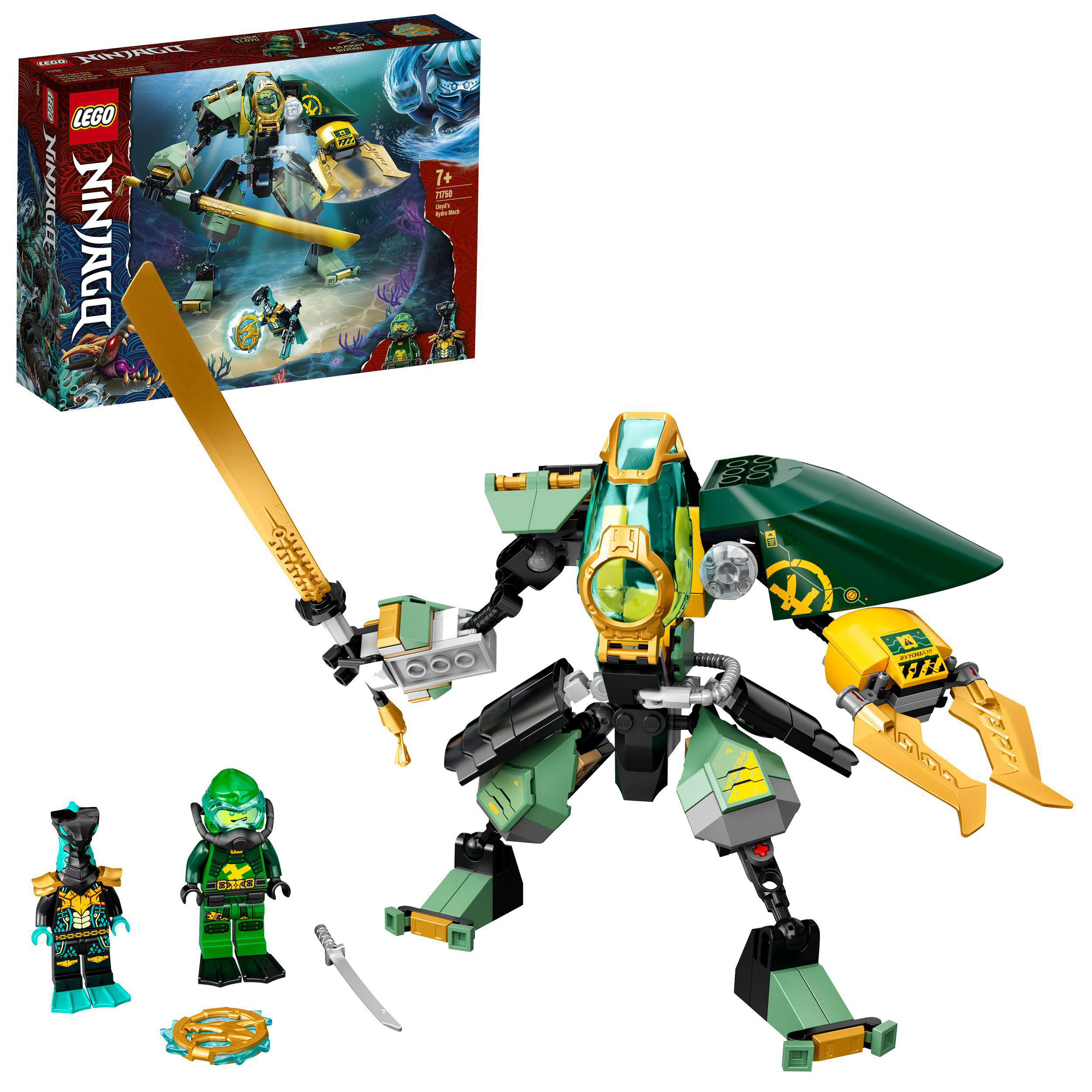 LEGO NINJAGO 71750 Lloyds Hydro-Mech Bausatz, Mehrfarbig