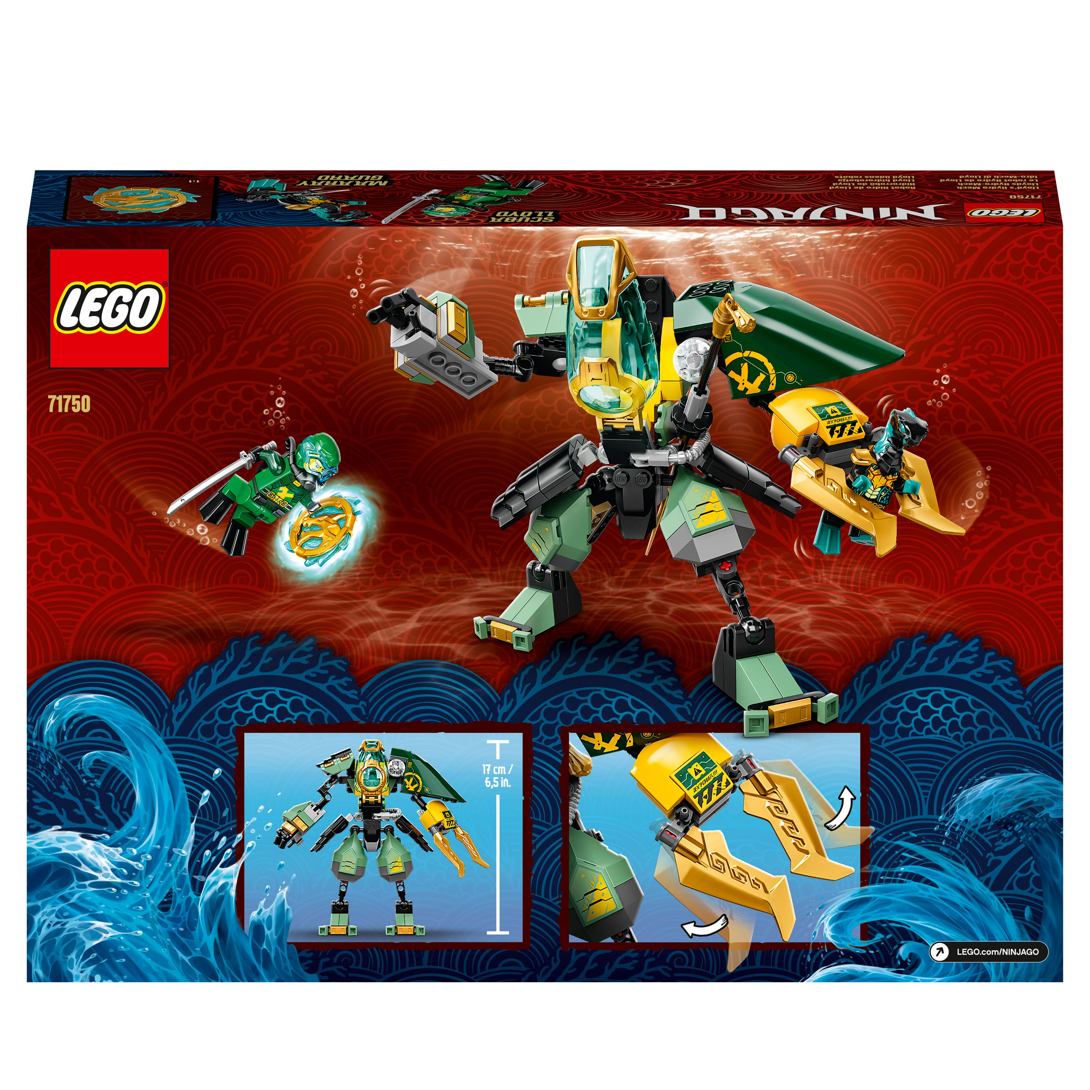 LEGO NINJAGO 71750 Lloyds Hydro-Mech Bausatz, Mehrfarbig