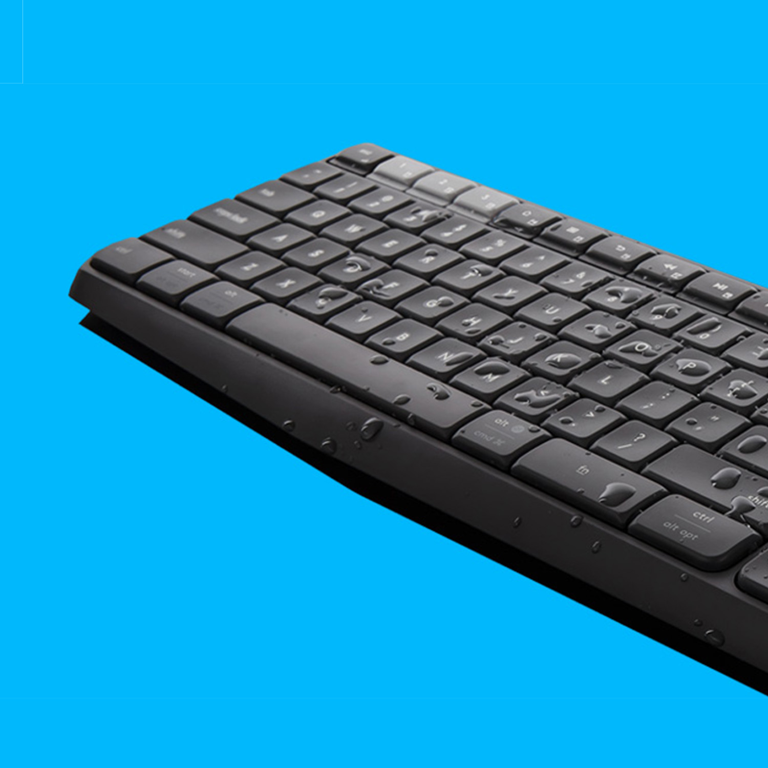 Teclado inalámbrico - Logitech K375S, Inalámbrico, Bluetooth, USB, Grafito