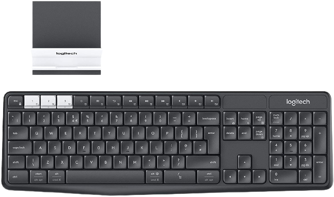Teclado inalámbrico Logitech K375S, Inalámbrico, Bluetooth, USB