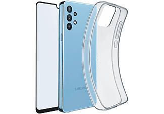 Kit de Proetección CellularLine - Para Samsung Galaxy A33 5G, Cristal templado y Funda, Transparente