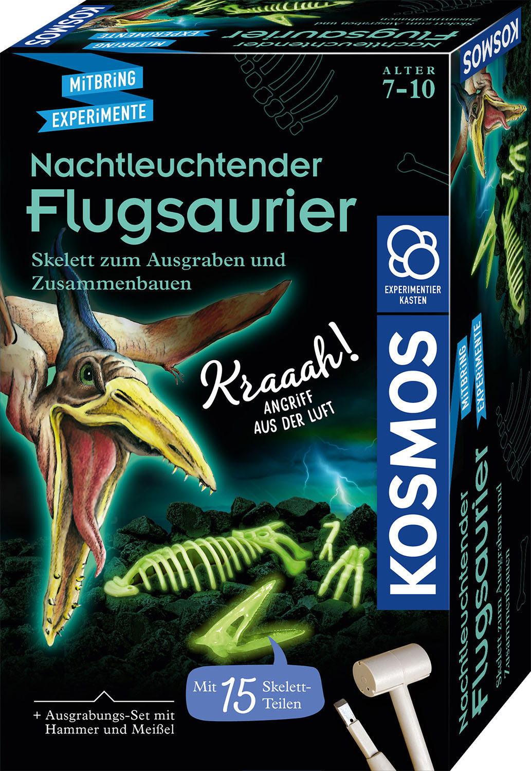 KOSMOS Flugsaurier Mehrfarbig Nachtleuchtender Experimentierkasten,