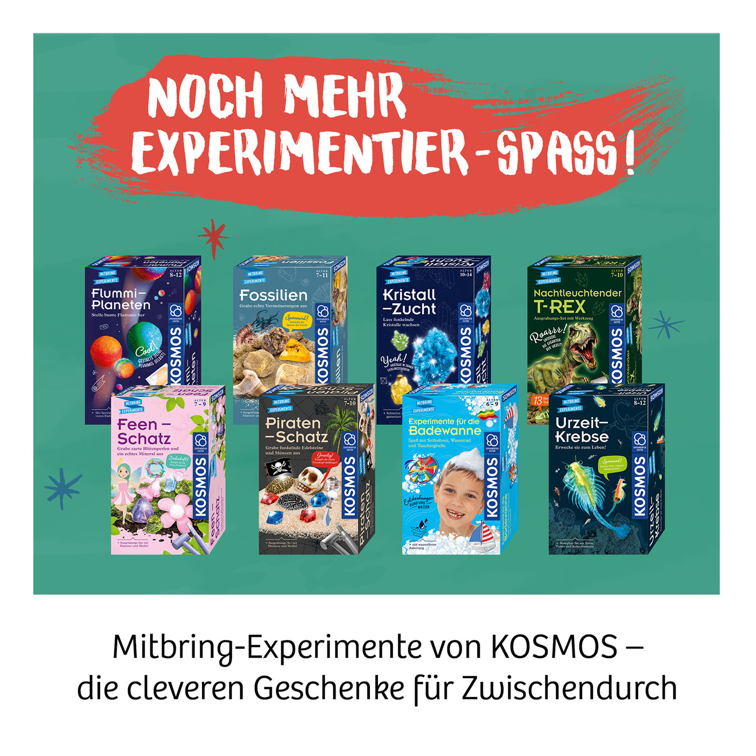 KOSMOS Flugsaurier Mehrfarbig Nachtleuchtender Experimentierkasten,