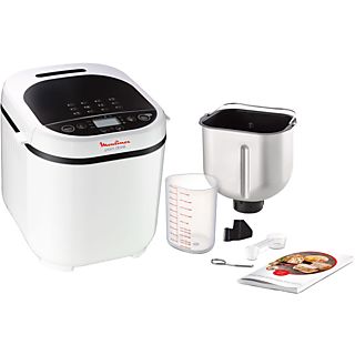 Panificadora - Moulinex OW2101 PAIN DORE, Potencia 650W, 3 Niveles de tostado, 12 Programas