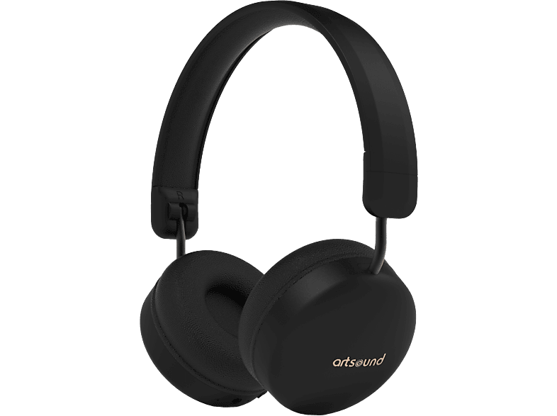 ARTSOUND Brainwave 05 On-ear Bluetooth fejhallgató mikrofonnal, fekete