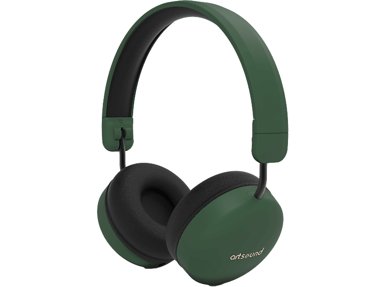 ARTSOUND Brainwave 05 On-ear Bluetooth fejhallgató mikrofonnal, zöld