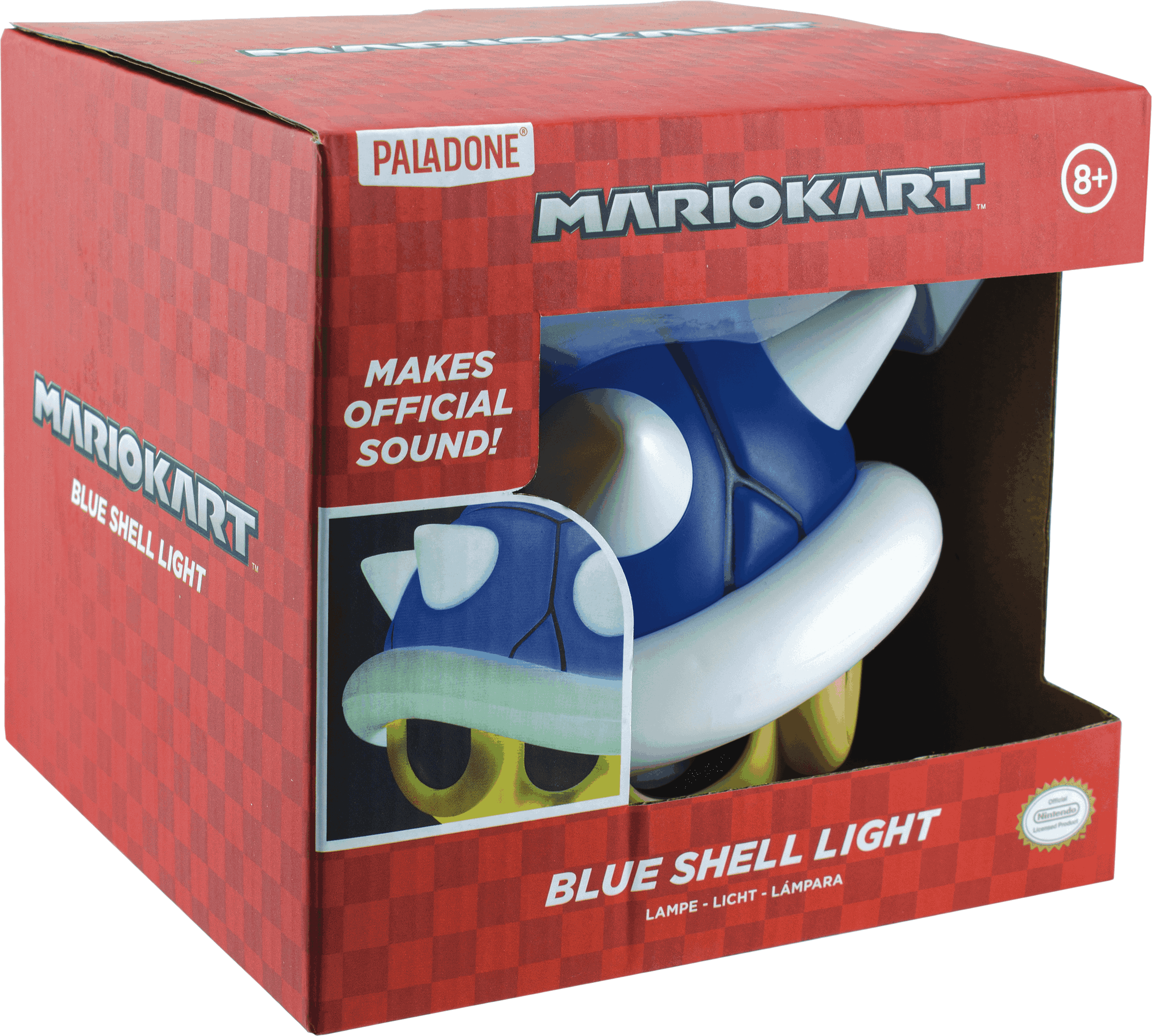 PALADONE Super Mario: Blue Shell Light - luce-decorativa (Blu/Bianco/Giallo)