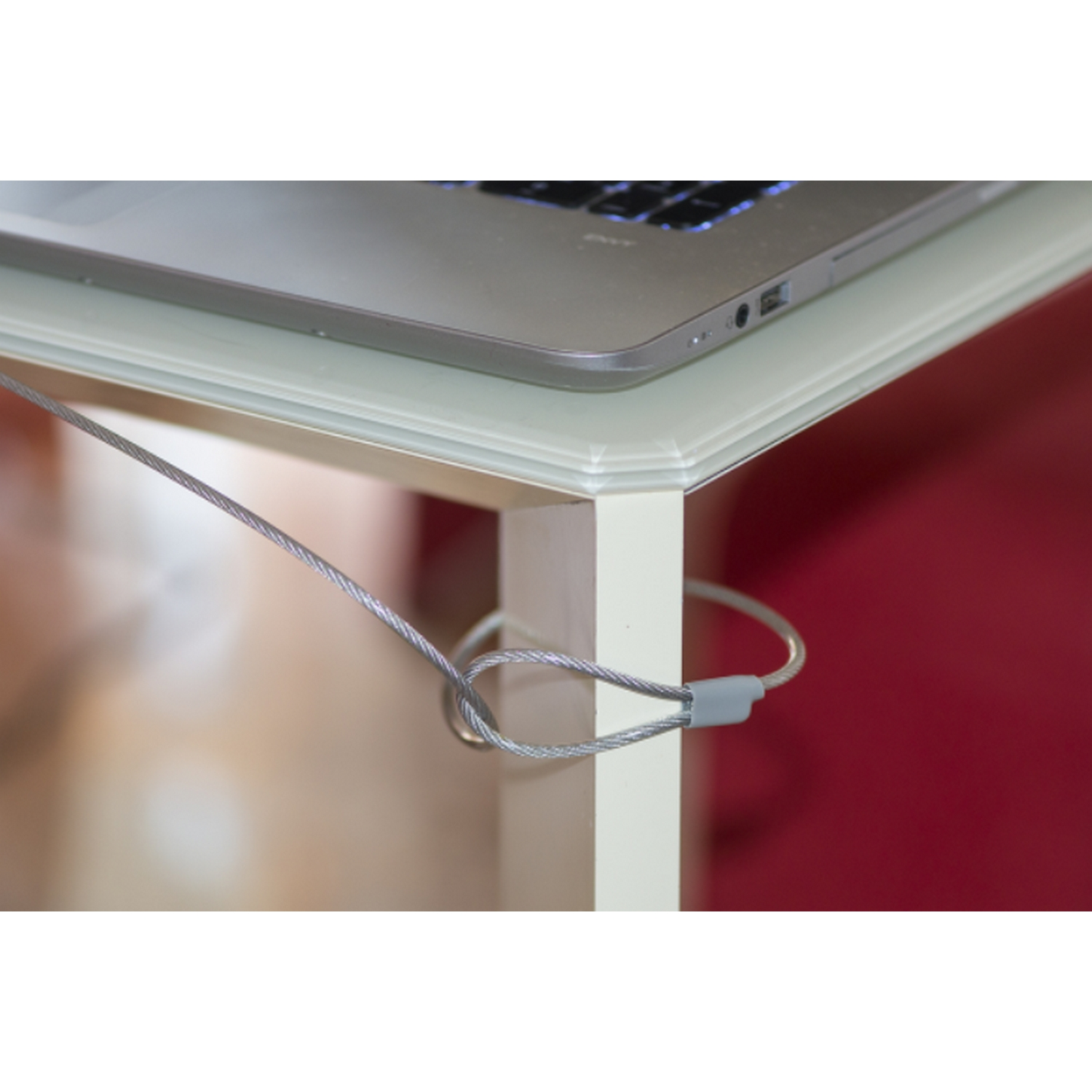 Candado - Nilox MGLP40501M, Cable de seguridad antirrobo para Notebook, 1.50 m, Con cerradura, Dos llaves, Gris