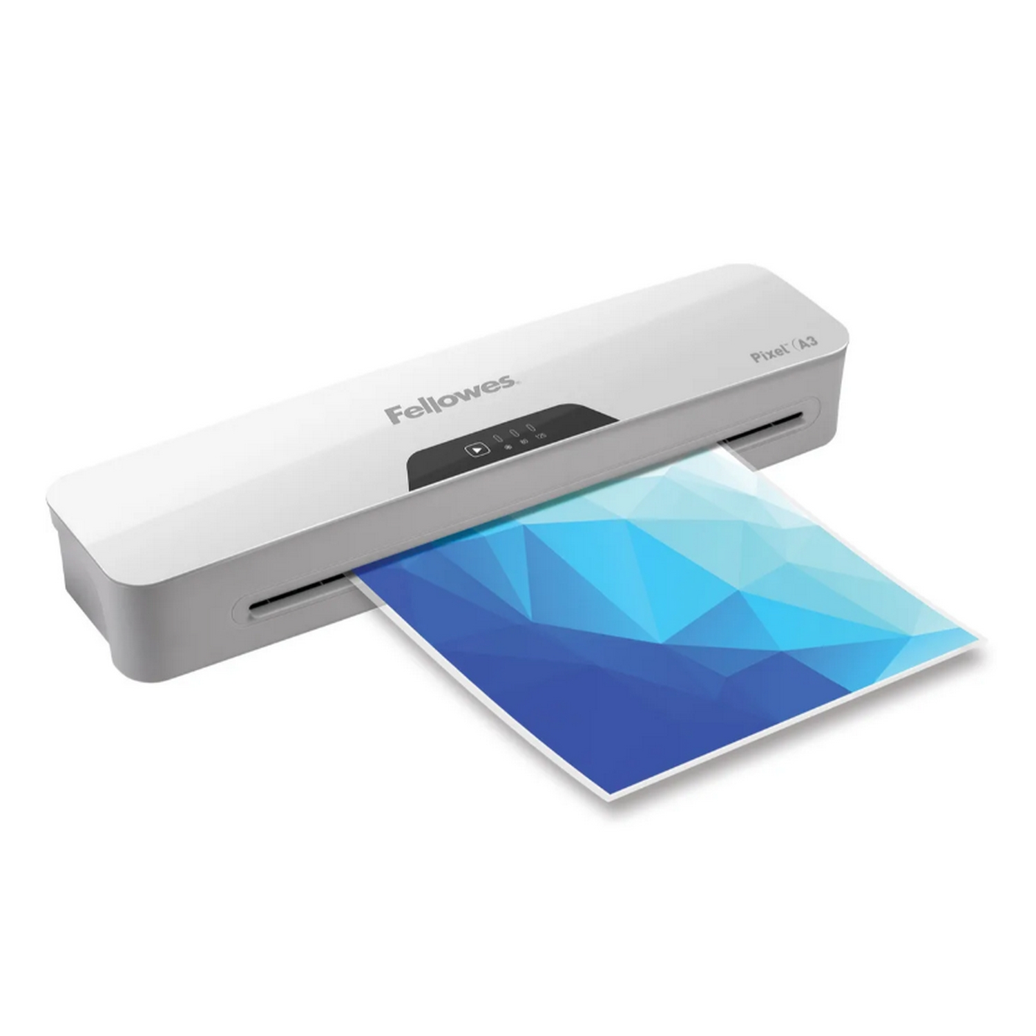 Plastificadora - Fellowes 5601601 Pixel A3, 80-125 μm, Apagado automático, HeatGuard, Blanco/Gris