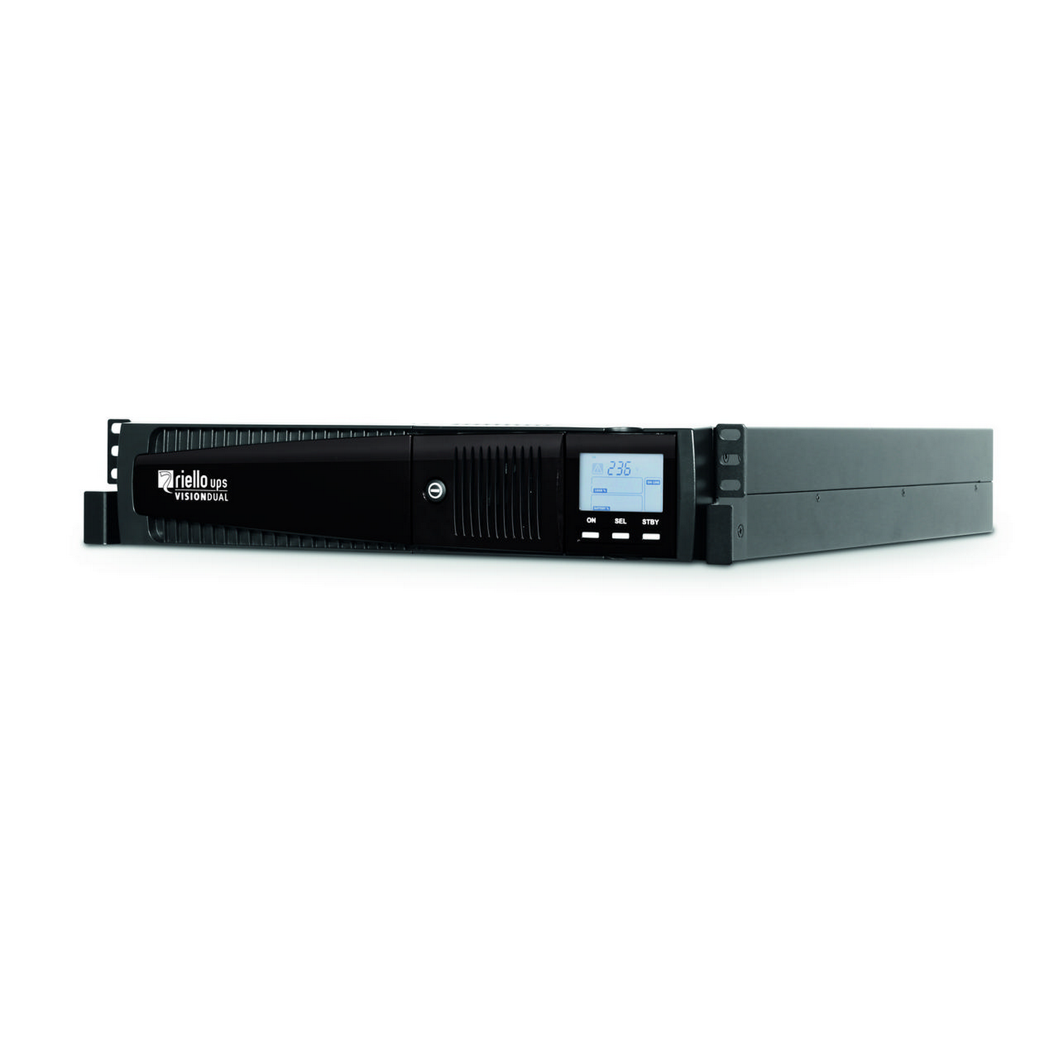 SAI - Riello Vision Dual, 2200 VA, 1980 W, 230 V, 9 Enchufes, Negro