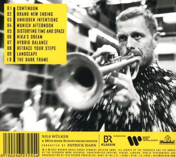 Rückseite einer CD mit einem Bild eines Mannes und Text.