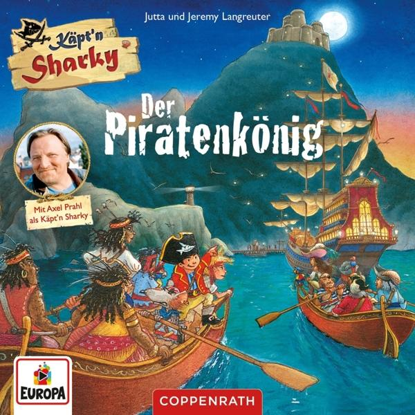 Albumcover mit Piraten, einer Burg und einem Piratenschiff.