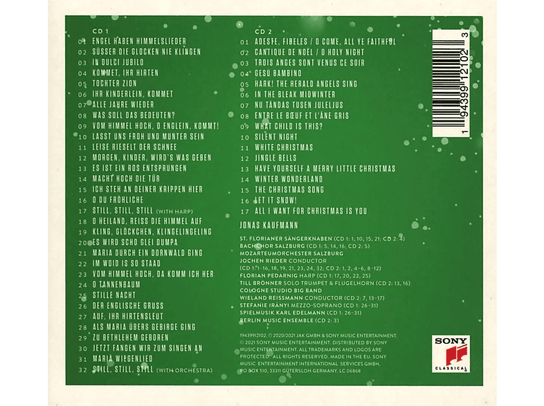Thumbnail - Jonas Kaufmann, Mozarteumorchester Salzburg - It's Christmas! (Limited Extended Edition) (CD)