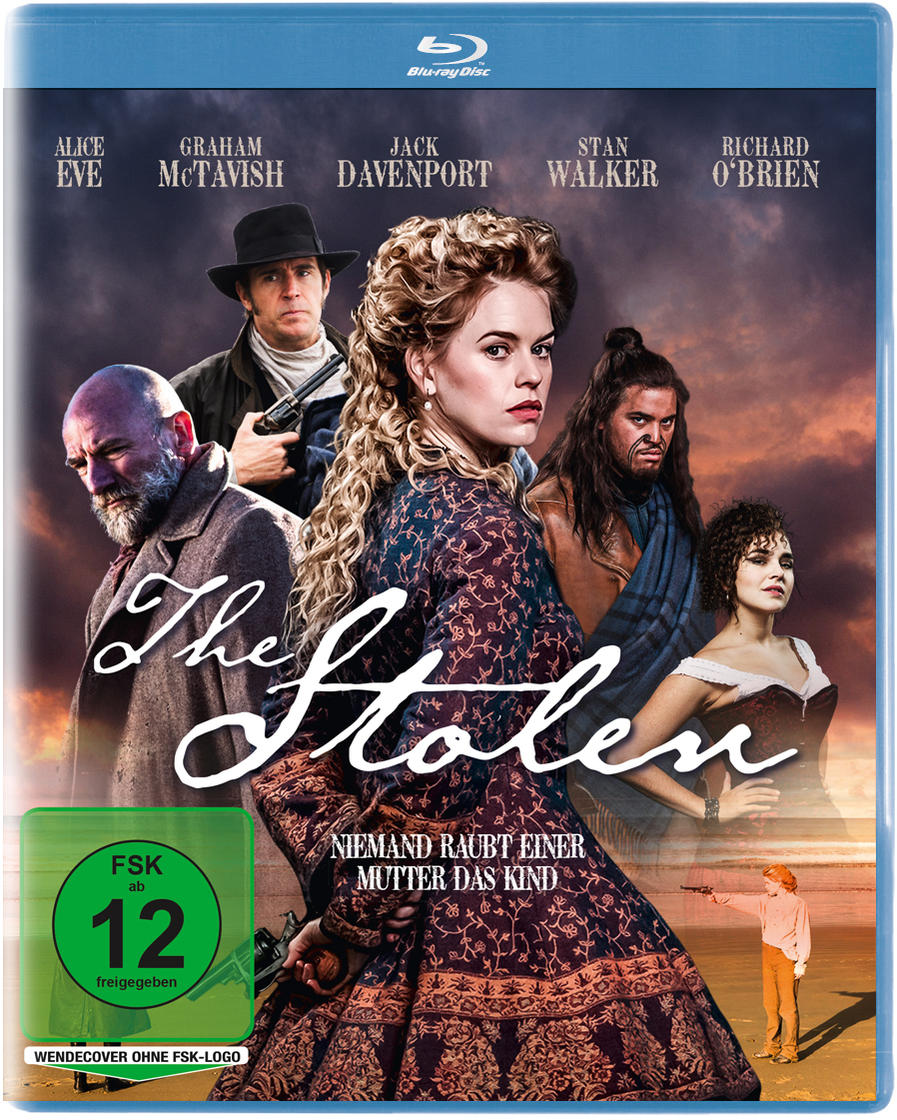 Filmposter mit Schauspielern. Text 'The Stolen' und eine 'FSK 12'-Freigabe sind vorhanden.
