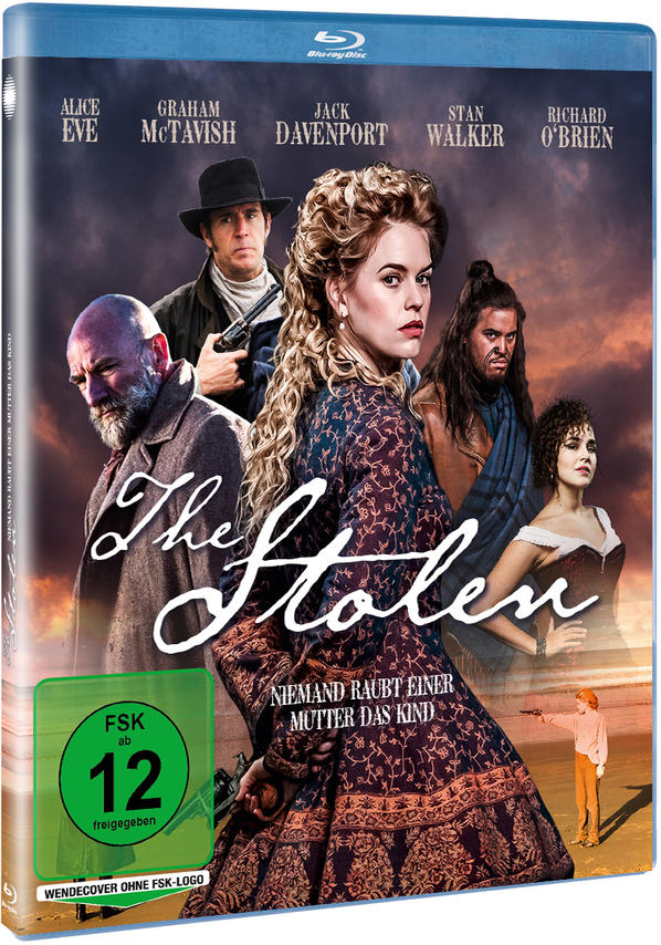 Blu-ray-Cover eines Films mit Schauspielern. Enthält den Titel, eine Frau und einen Wüstenhintergrund.